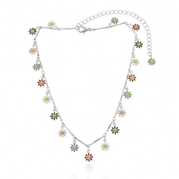 Ожерелье-чокер "Цветы", С14237