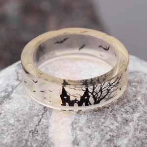 Кольцо из древесной смолы, С14325