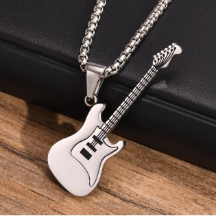 Кулон зі сталі "Гітара"