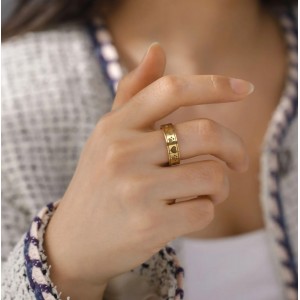 Кольцо женское из стали "Лапы" , С14346