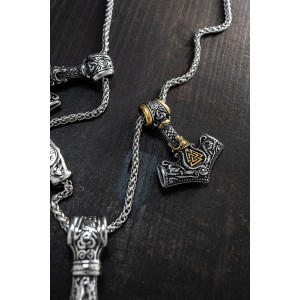 Кулон из стали "Молот Тора. Викинги", С14487