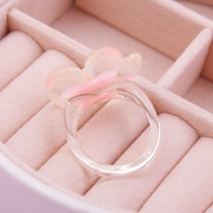 Кольцо женское  "Розовый цветок", С14510