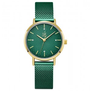 Часы женские "SK", зеленые, С14539