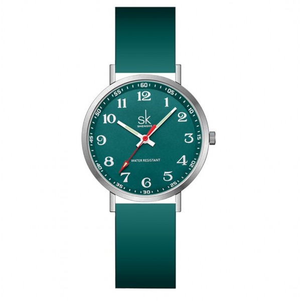 Часы женские "SK", зеленые, С14542