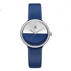 Годинник жіночий "SK" синій, С14543