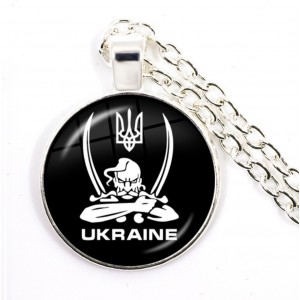 Кулон "Украина. Козак с саблями", С14590