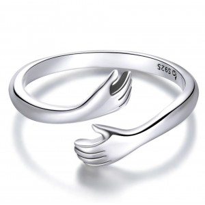 Серебряное кольцо "Объятие", С14722