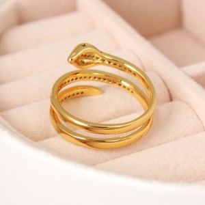 Женское кольцо "Змея", C14918