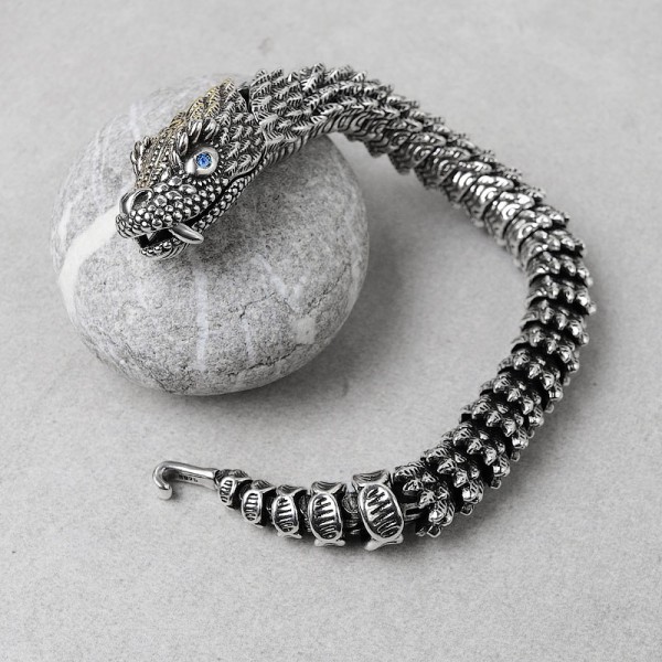 Мужской браслет "Змея", C14965
