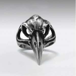 Кольцо "Череп вороны", C14991
