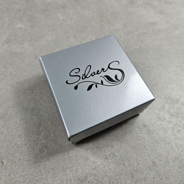 Подарочная коробочка "SILVERS" серебристая, C15004