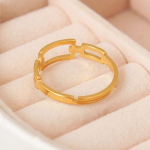 Женское кольцо, золотистое, C15017