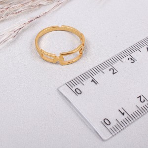 Женское кольцо, золотистое, C15017