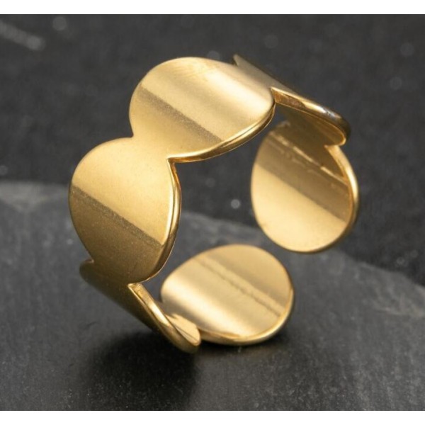 Женское кольцо, золотистое, C15032
