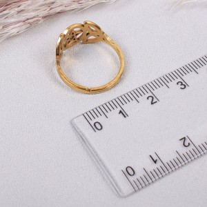Женское кольцо, золотистое, C15035