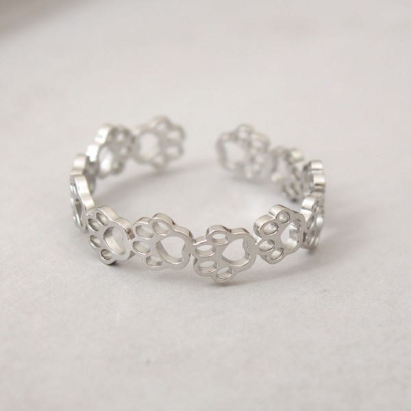 Женское кольцо "Лапы", C15055