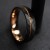 Кольцо из карбида вольфрама "Золотая полоса", 6 мм