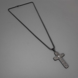 Хрест із молитвою. З ланцюжком, C15125