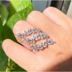 Женское кольцо в камнях, C15141