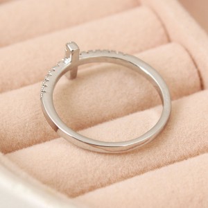 Женское кольцо "Крест", C15186