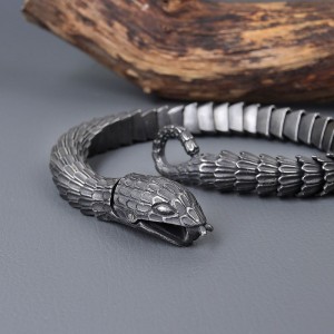 Браслет из стали "Змея", C15194
