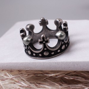 Кольцо из стали "Корона", С15321