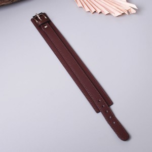 Шкіряний браслет, коричневий, С15500