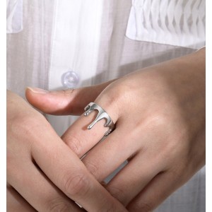Женское кольцо "Капли", С15571