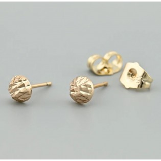 Сережки гвоздики Xuping, позолота 18K