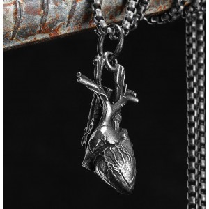 Кулон из стали "Сердце", С16208
