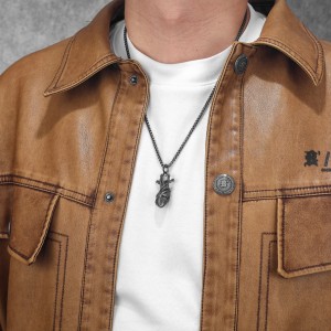 Кулон из стали "Сердце", С16208