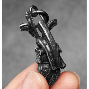 Кулон из стали "Сердце", С16208