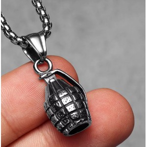 Кулон зі сталі "Граната F-1. Лимонка", С16209