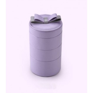 Шкатулка для украшений органайзер коробка фиолетовая