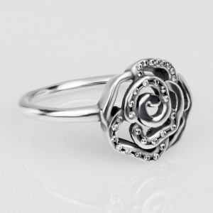 Кольцо "Сияющая роза" , С1583