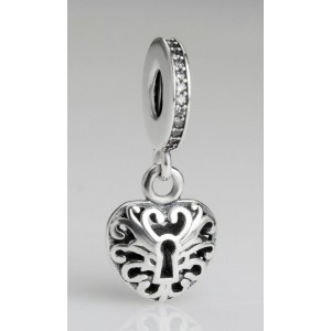Подвеска "Сердце на замок" , С2604