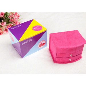 Шкатулка для украшений органайзер коробка фиолетовая, С2609