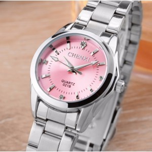 Часы CC розовые, С2620