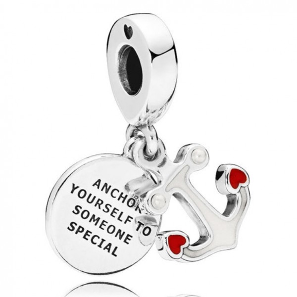 Подвеска "Якорь любви" , С2756