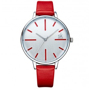 Жіночий годинник SK червоні, С2766