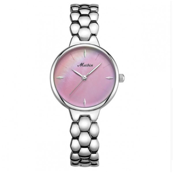 Часы Meibin розовые, С2832