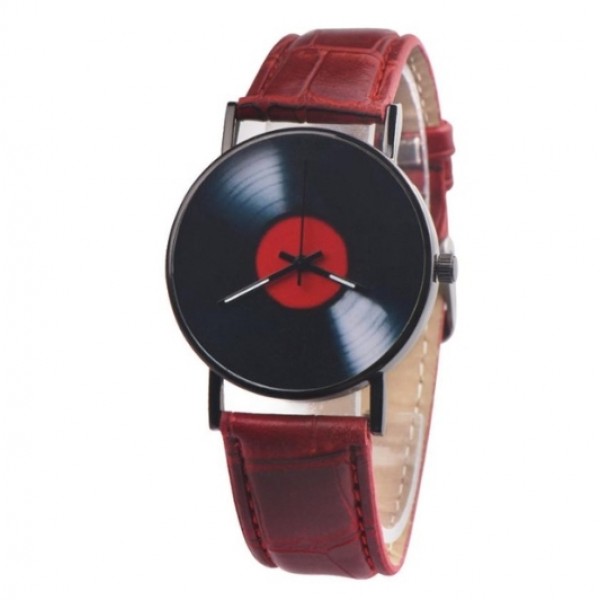 Часы Susenstone с ретро пластинкой, С2875