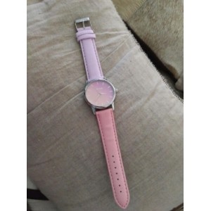 Часы Tangnade розовые с сиреневым, С2878