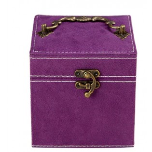 Шкатулка для прикрас органайзер коробка фіолетова