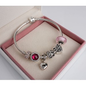 Шарм "Красные сияющие сердца", С3458