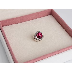 Шарм "Красные сияющие сердца", С3458