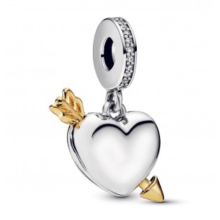 Подвеска "Сердце и стрела" 