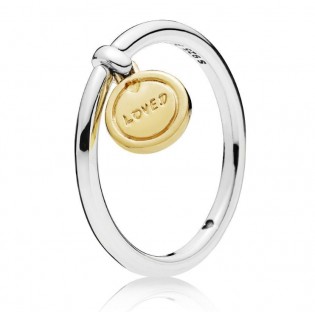 Кольцо "Медальон любви" 