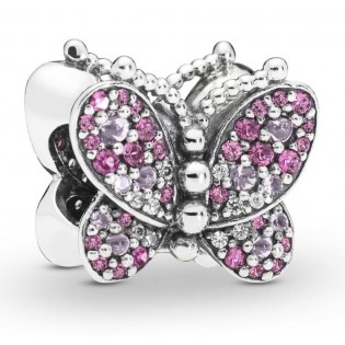 Шарм "Сяюча рожева метелик"