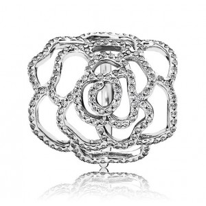 Кольцо "Сияющая роза" , С4339